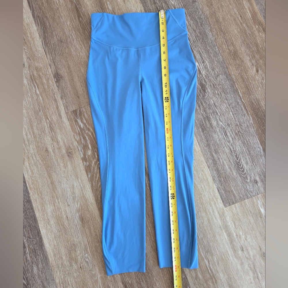 Lululemon Bace Pace High-Rise Crop Tight Legging Blue Sz 6 Yoga Athletic View 6
